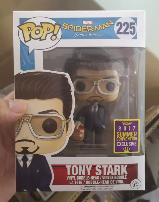 Funko поп Marvel Мстители Тони Старк Железный человек Ограниченная серия Виниловая фигурка куклы игрушки