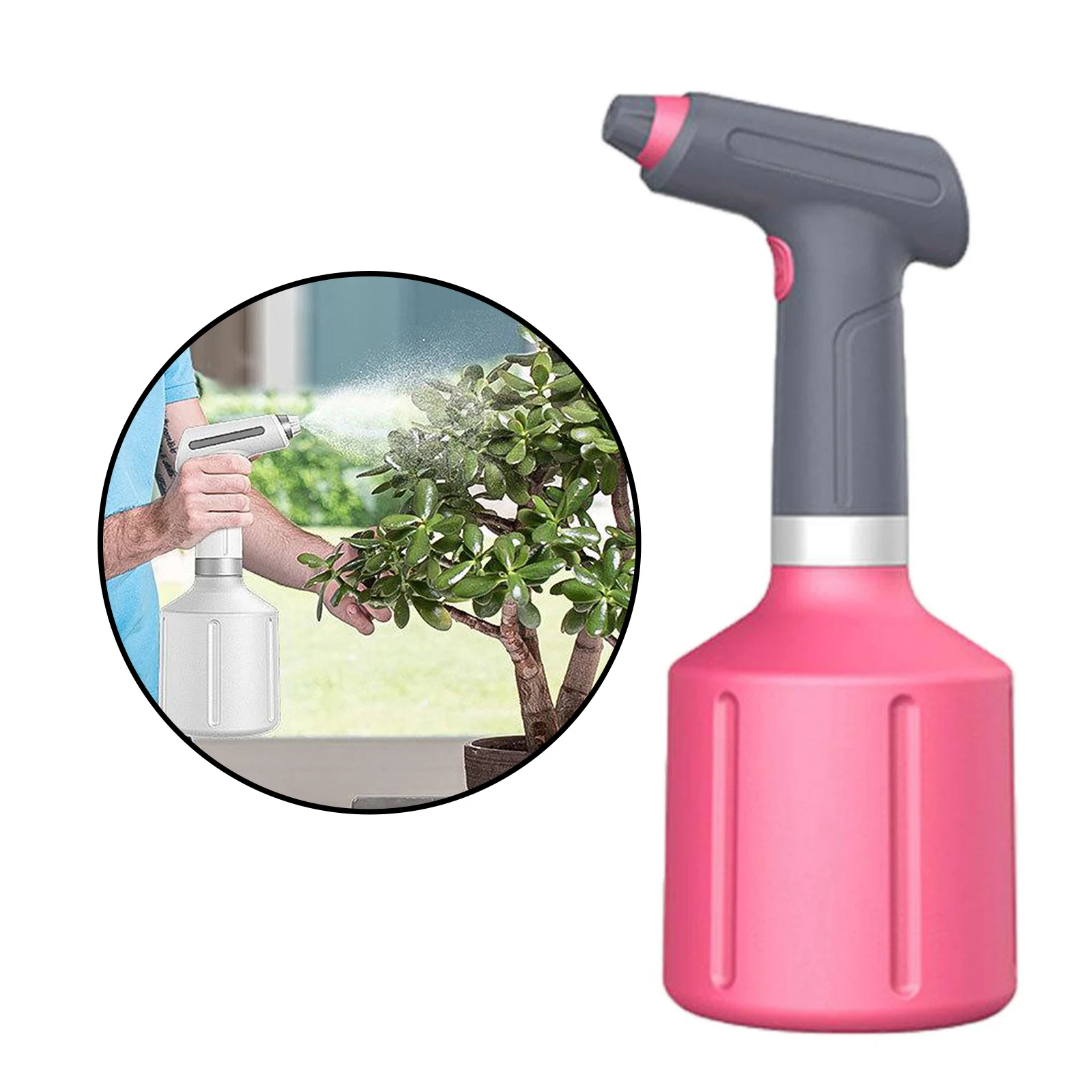 Electric Plant Mister Spray Bottle, Electric Watering Can with Adjustable Spout,
