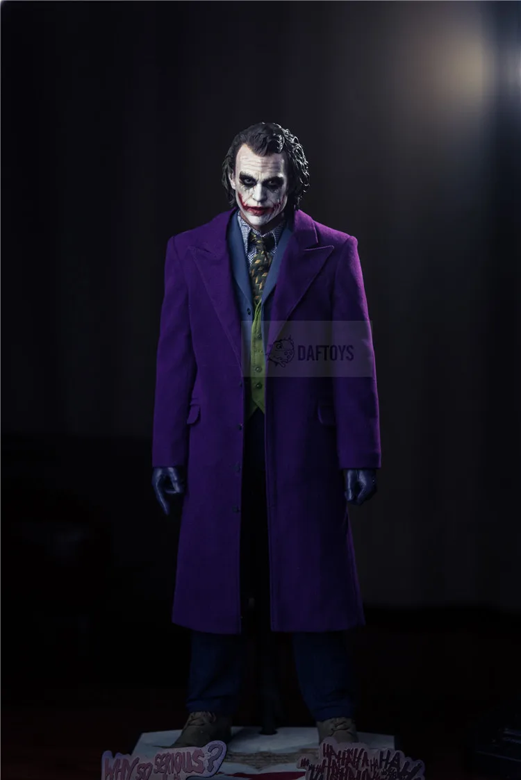 1/4 Scale Coat JOKER Clown Exquisite Edition Coat fit HT Doll Gift DIY Collectible Decoration DAFTOYS - Цвет: Only coat