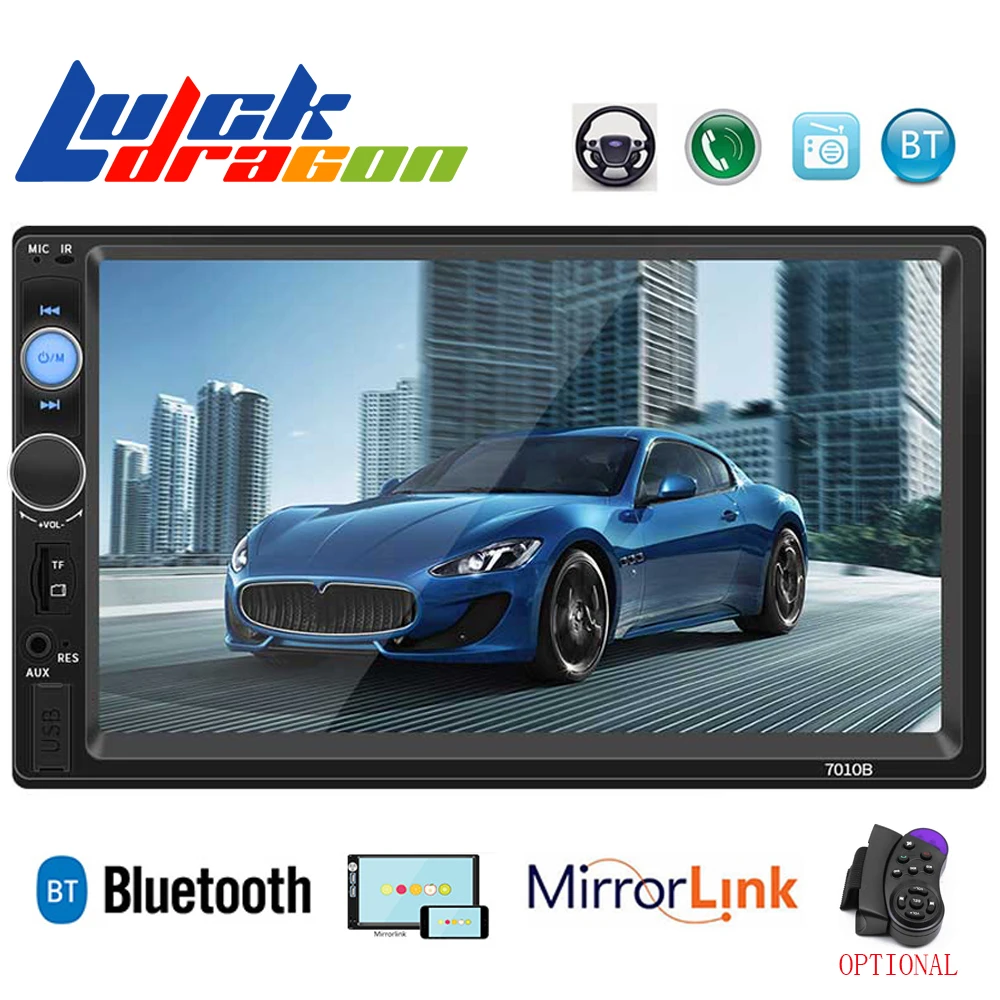 

Car Radio 2Din Universal 7"HD Autoradio Car MP5 Multimedia Player Touch Screen Stereo Bluetooth USB TF FM camera Backup Monitor