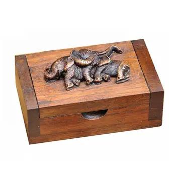 

1pc Creative Embossment Elephant Toothpicks Holder Toothpicks Storage Box Desktop Adornment for Home