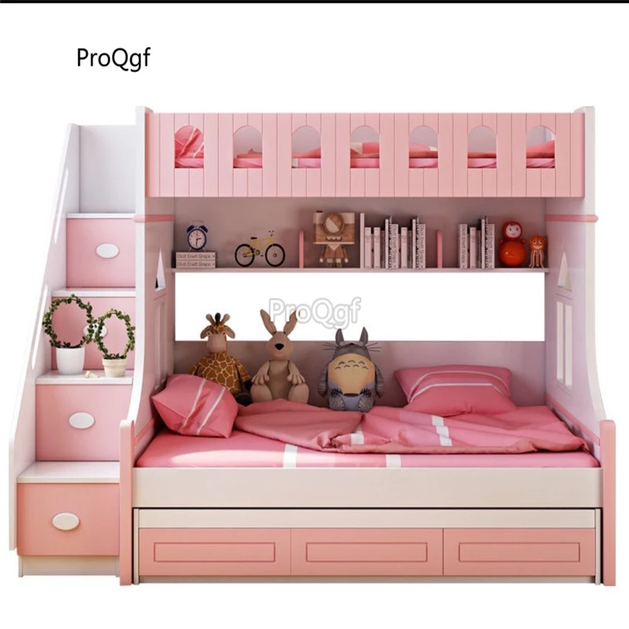 Ngryise Pink Lovely Children Bedroom Bed Attachment Not Included