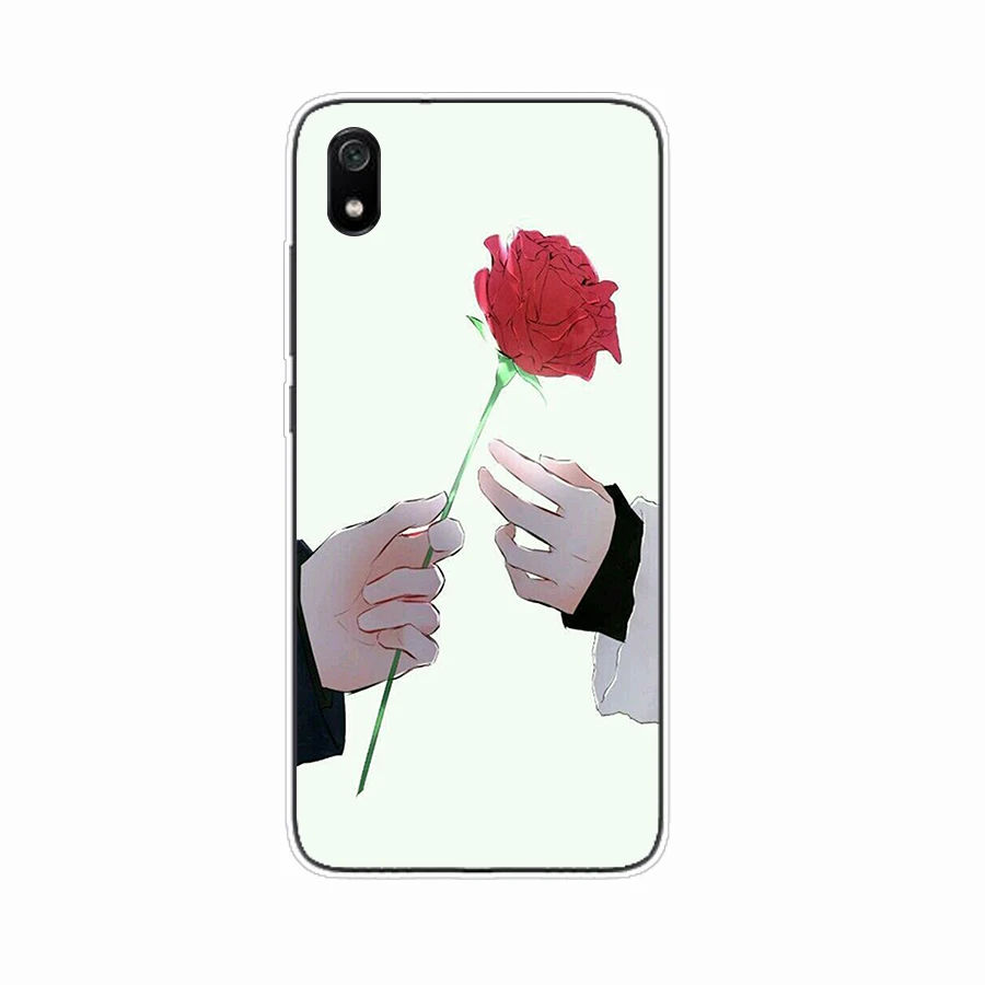 xiaomi leather case glass Cho Redmi 7 7A Da Ốp Lưng Silicone Mềm Ốp Lưng Điện Thoại Xiaomi Redmi7A Hoạt Hình Mềm TPU Cho Xiaomi Redmi 7 Coque Fundas case for xiaomi Cases For Xiaomi