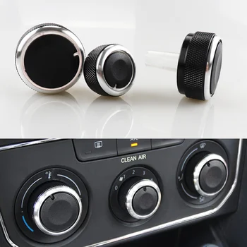 

3 PCS/Lot Car Air Conditioner Knob Temperature And Wind Speed Control Switch Cover For Volkswagen /VW Passat B5 /Bora Golf 4
