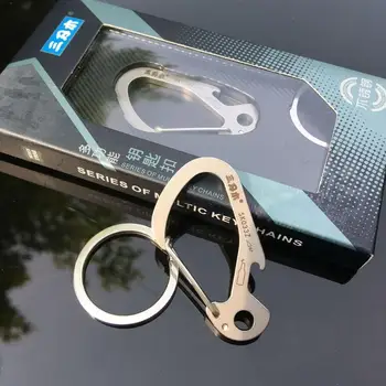 

Sanrenmu GJ033 Multi Tools Kit Nail Puller Key Opener Key Ring New Hot miniature tools Hand Tool Parts