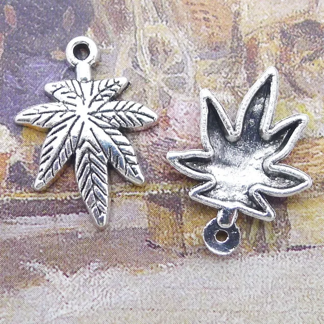 

Подвеска в виде кленового листа 20 шт./лот 20x15 мм, Подвески ручной работы в античном стиле серебряного цвета для изготовления ювелирных изделий ручной работы 2248