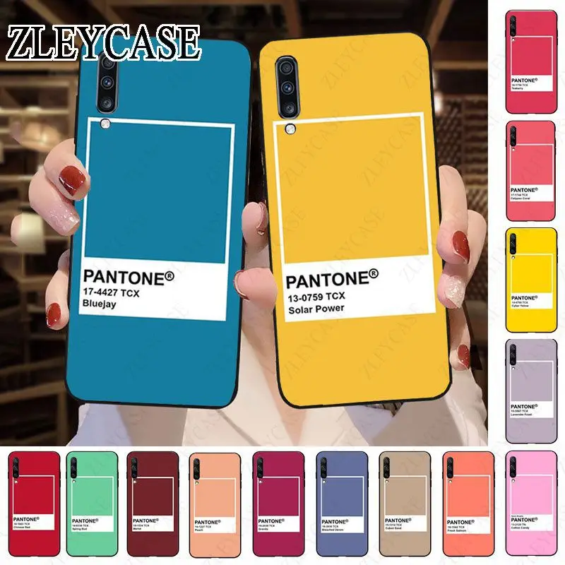 Cover Per Telefono Funda Color Caramella Pantone Per Samsung Galaxy A12 A13 A14 A20S A21S A22 A23 A32 A50 A51 A52 A53 A70 A71 A73 5G Custodie