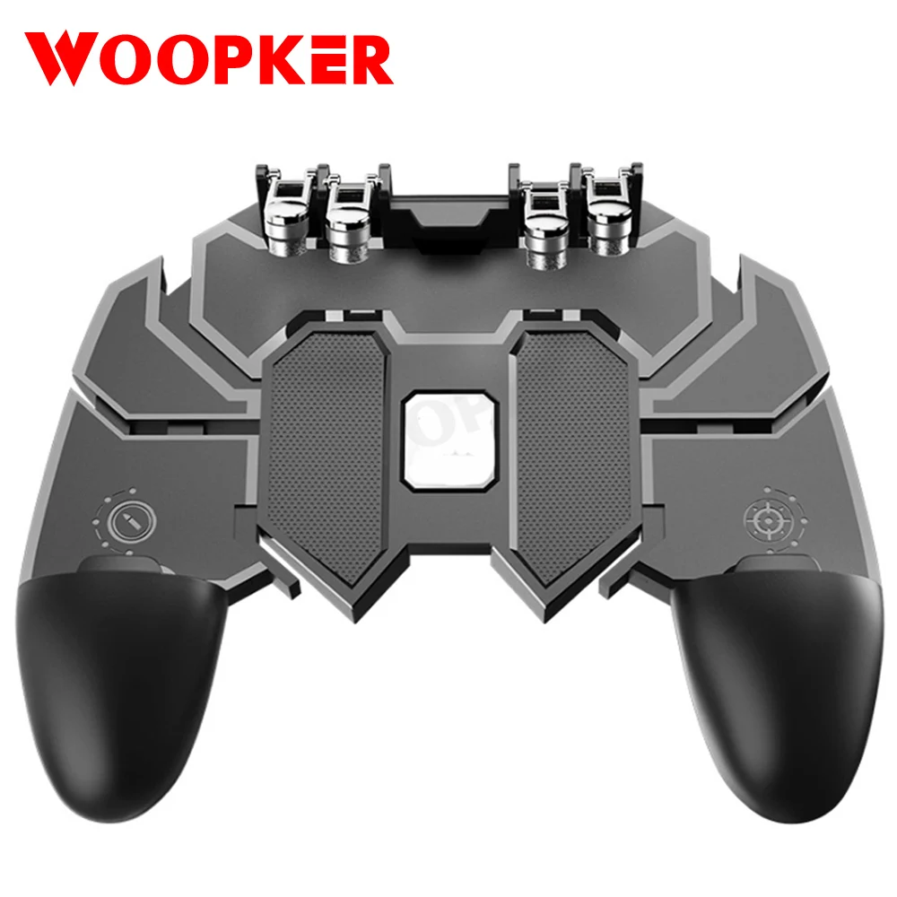 Шесть 6 палец операционной Controlle джойстик оборот Кнопка геймпад для Pubg IOS Android