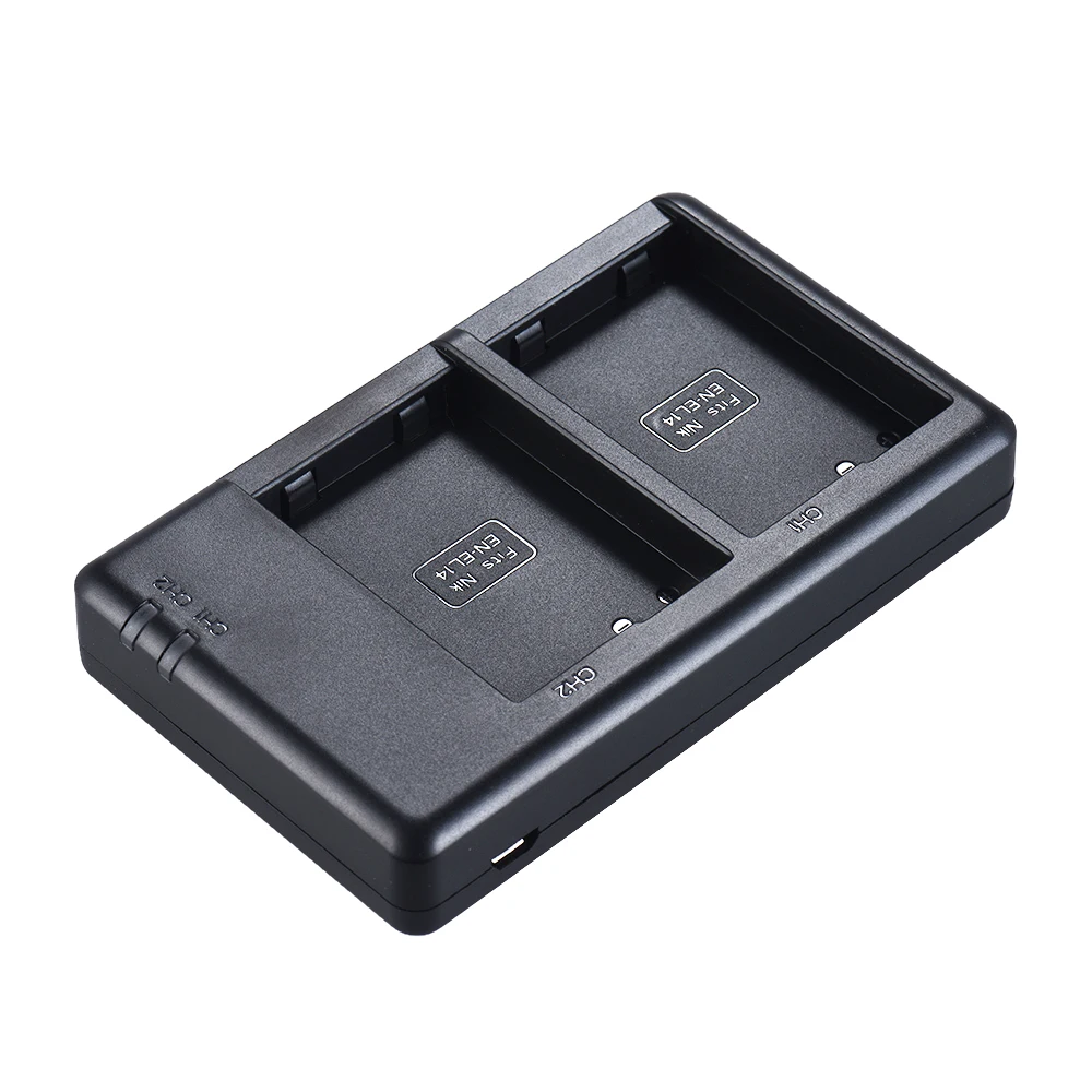 EN-EL14 2-х канальный с эффектом приближения c зарядкой Micro-USB Вход Камера Батарея Зарядное устройство для Nikon D5600 D5500 D5300 D5200 D5100 D3100 D3200 D3300 D3400