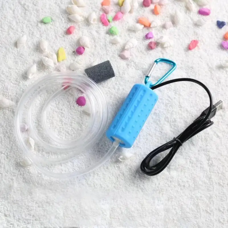 Аквариумный кислородный насос бесшумный Usb аэробный мини воздушный для
