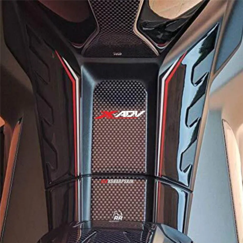 Мотоциклетная 3D наклейка из углеродного волокна защитная на бак для HONDA XADV 750 X ADV