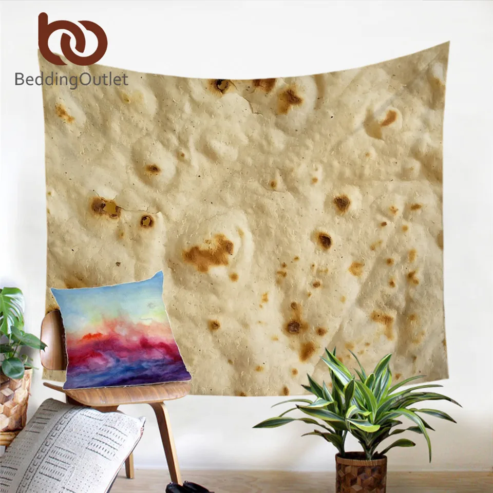 Декоративный гобелен BeddingOutlet Burrito объемный настенный коврик с рисунком черетильи