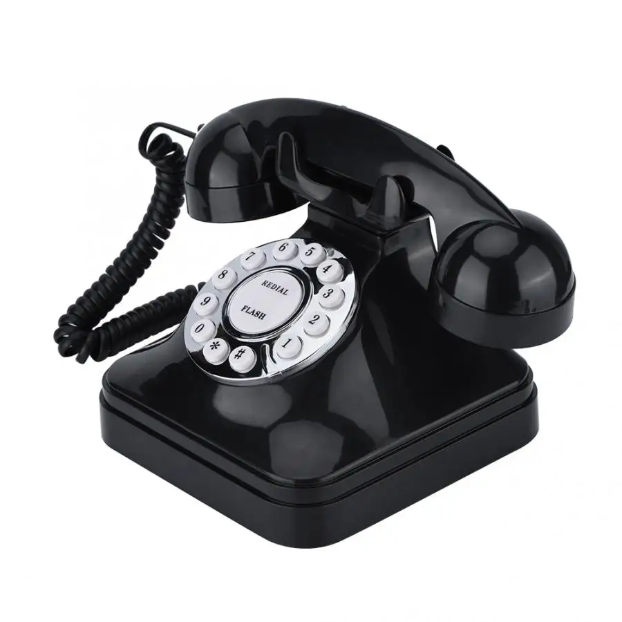 Ретро телефон винтажный Античный Телефон проводной стационарный телефон домашний офисный стол Декор телефон портативный