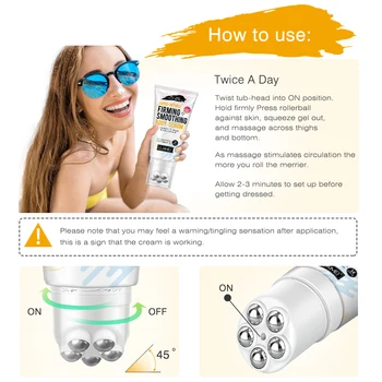 

3D Roller Super Intense Firming Burning Fat Shaping Neck Slimming Waist Nourishing Cellulite Cream Massage Sexy Body Smoothing