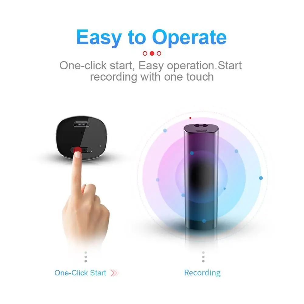 Миниатюрный MP3 диктофон QZT профессиональный цифровой аудио рекордер на большие