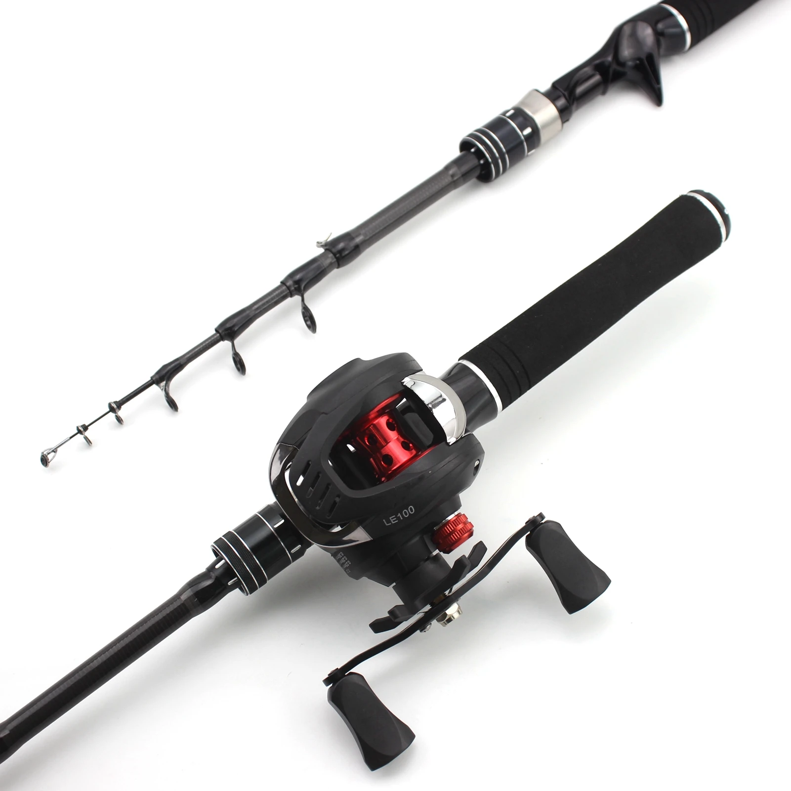 NEW 1.5M 1.8M ul fishing rod Carbon Casting Rod and Reel set