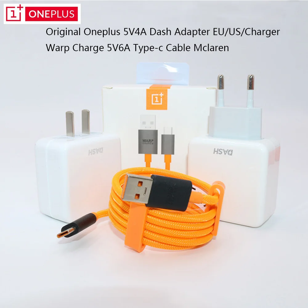 OnePlus 6 оригинальное зарядное устройство 5 В/4 а быстрая зарядка EU/US для 1 2 3 T