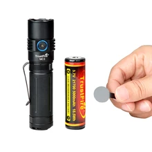 Original TrustFire Super Bright Mc3 2500lm Led Magnetic Torch Light XHP50 Rechargeable Edc Camping 21700 Battery Flashlight