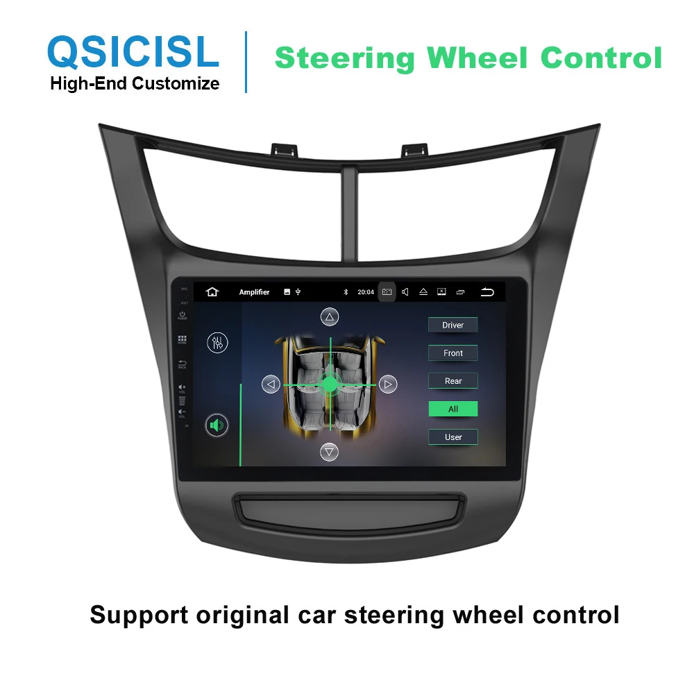 Top 9" IPS Android 8.1 car gps radio multimedia player for Chevrolet Sail 2015 car head unit 1 din quad core gps navigation stereo 3