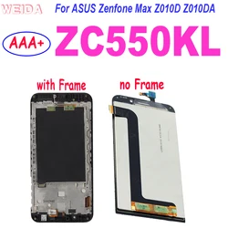 Pantalla LCD AAA + para ASUS Zenfone Max ZC550KL Z010D Z010DA, montaje de digitalizador con pantalla táctil con marco para Asus ZC550KL, herramientas LCD