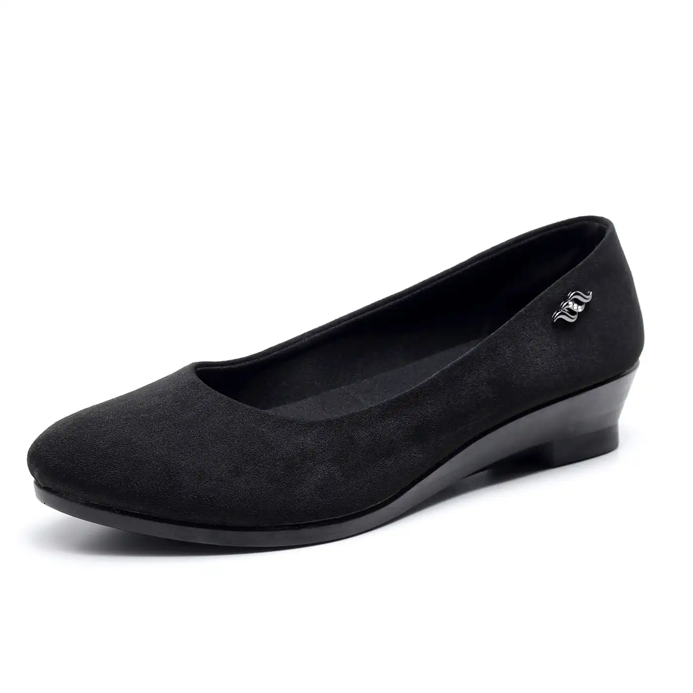 black cloth flats