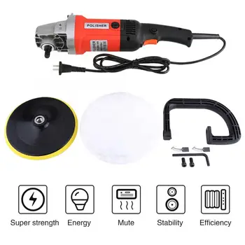 

Auto Cleaning 7" Electric 6 Variable Speed Car Polisher Polishing Machine Buffer Waxer Sander US Plug Car Buffing Auto