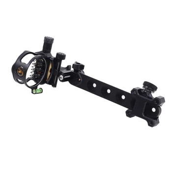 

Compound Bow 7 Pin (.019) Archery Micro- Adjustable Optical Fiber Hunting