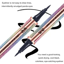 Гламурная блестящая оболочка Водостойкий карандаш для глаз быстросохнущая пятнистая подводка для глаз