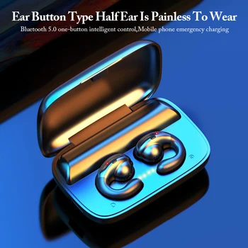 

S19 TWS 5.0 Earphone Wireless Bluetooth F9 Headset Hanging Ear Bone Conduction Biaural Earphone Mini Sport HD Call Headphone