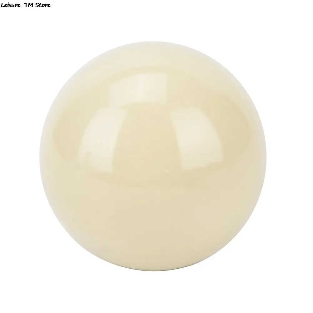 New 57.2mm White Billiard 2 1/16" Cue Ball Snooker Pool Table Training Spot Cue Ball 2 Diameter 1/4" Nine-ball