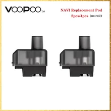 2 шт., 4 шт., сменный картридж VOOPOO NAVI, 2 мл/3,8 мл, электронная сигарета, Vape Pod, поддержка Voopoo PNP, сетчатая катушка/Voopoo RBA катушка