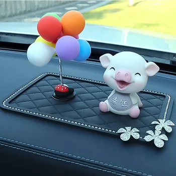 

CHUNMU Car Styling Anti-Slip Mat Kinds Of Size Auto PVC Interior Dashboard Mat For Phone Auto Storage Flower Diamond Mat Pads