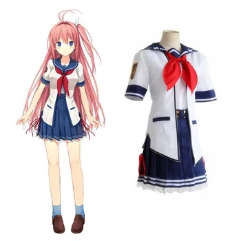 

Ao no Kanata no Four Rhythm Aokana Cosplay Costume Four Rhythm Across the Blue Mashiro Arisaka Asuka Kurashina School Uniforms