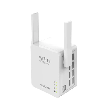 

Single Increase Dual External Antennas 300Mbps Router WiFi Repeater Network Range Extender Booster