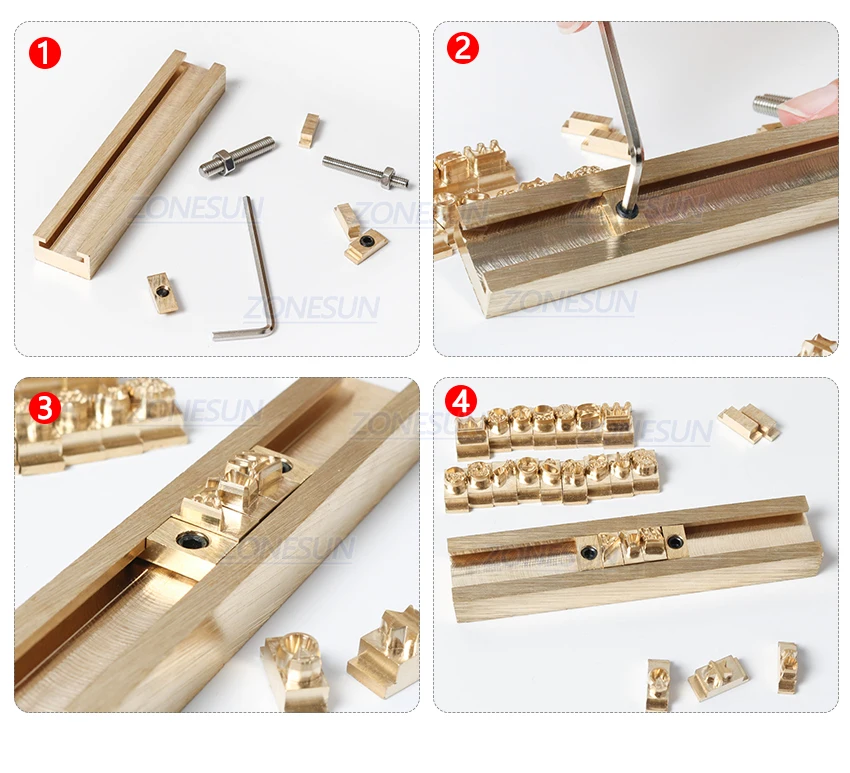 ZONESUN 6 мм пользовательские буквы алфавита штамп латунная Кожа DIY Металлические цифры штамп с символом для штамповки тяга Инструмент Марка чугуна