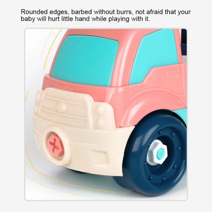 Дети DIY сборка инженерный автомобиль мультфильм разборка игрушка автомобиль набор для детей AN88