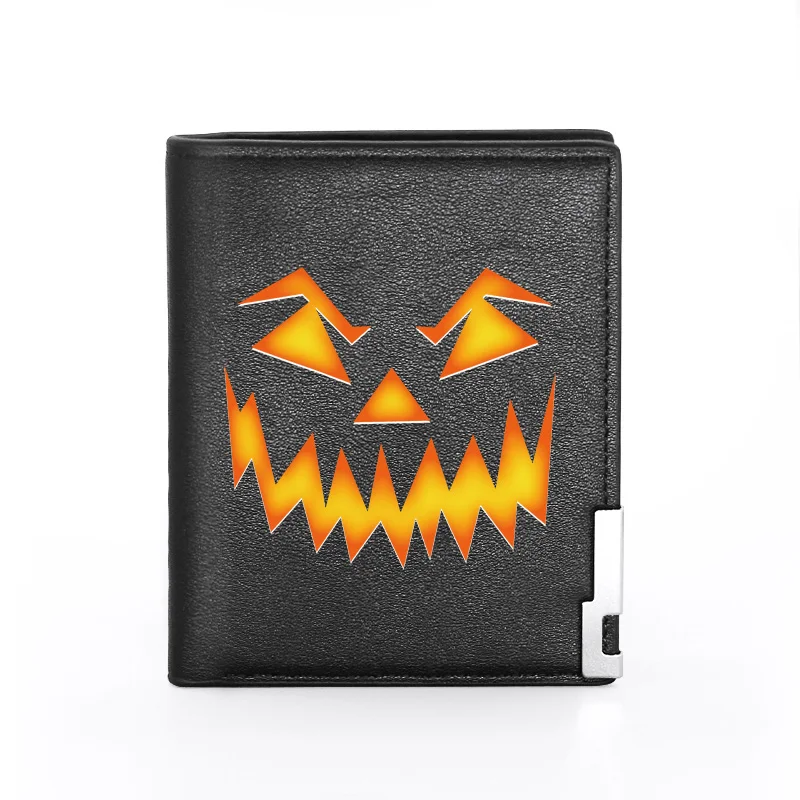 

Funny Skull Design Men's Wallet Leather Purse For Men Credit Card Holder Short Male Slim Coin Money Bags