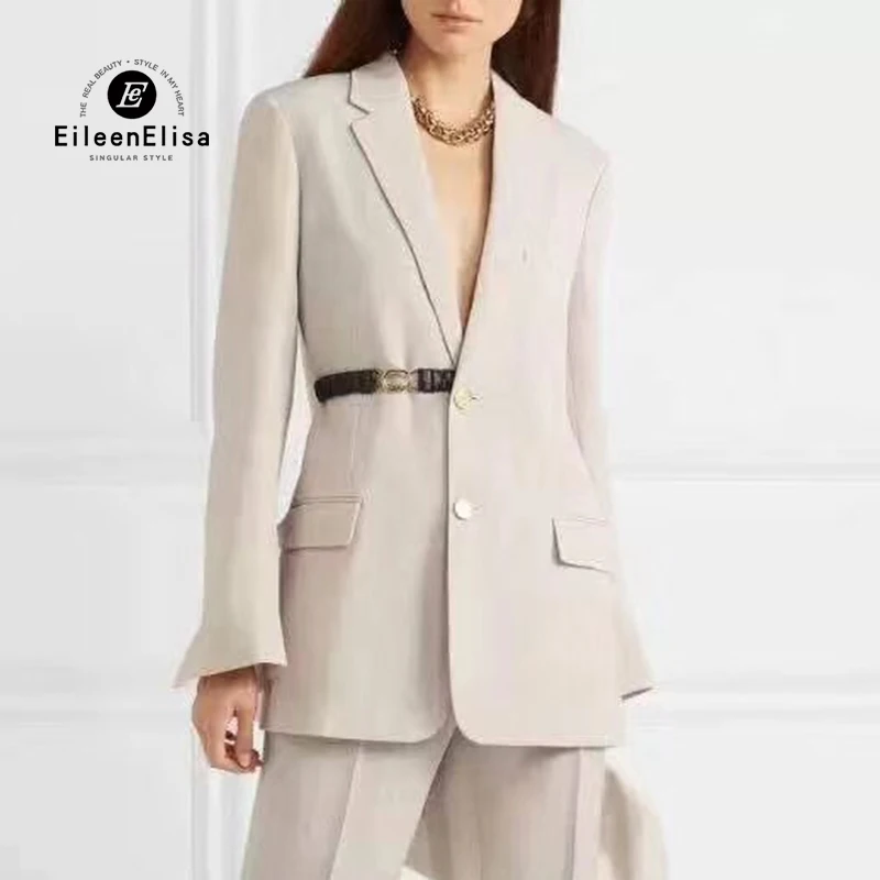 

Autumn Jacket Women 2019 New V-Neck Jacket Fashion Jacket Coat With Sashes