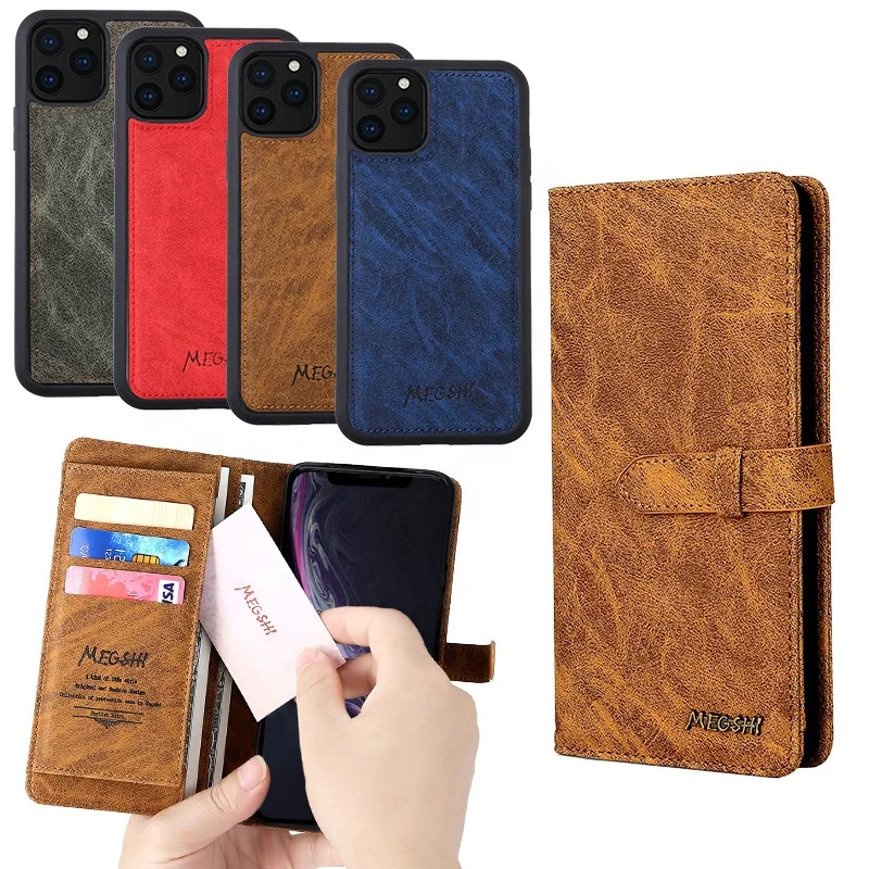 Новая мода флип кожаный защитный чехол для iPhone 11 Pro Max задняя крышка