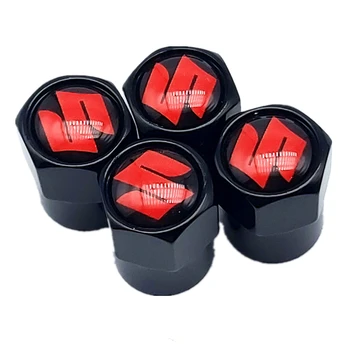 

4pcs Car Wheel Tire Valve Caps Stem Case for Suzuki Swift SX4 Vitara Jimny S-CROSS emblems Auto Accessories