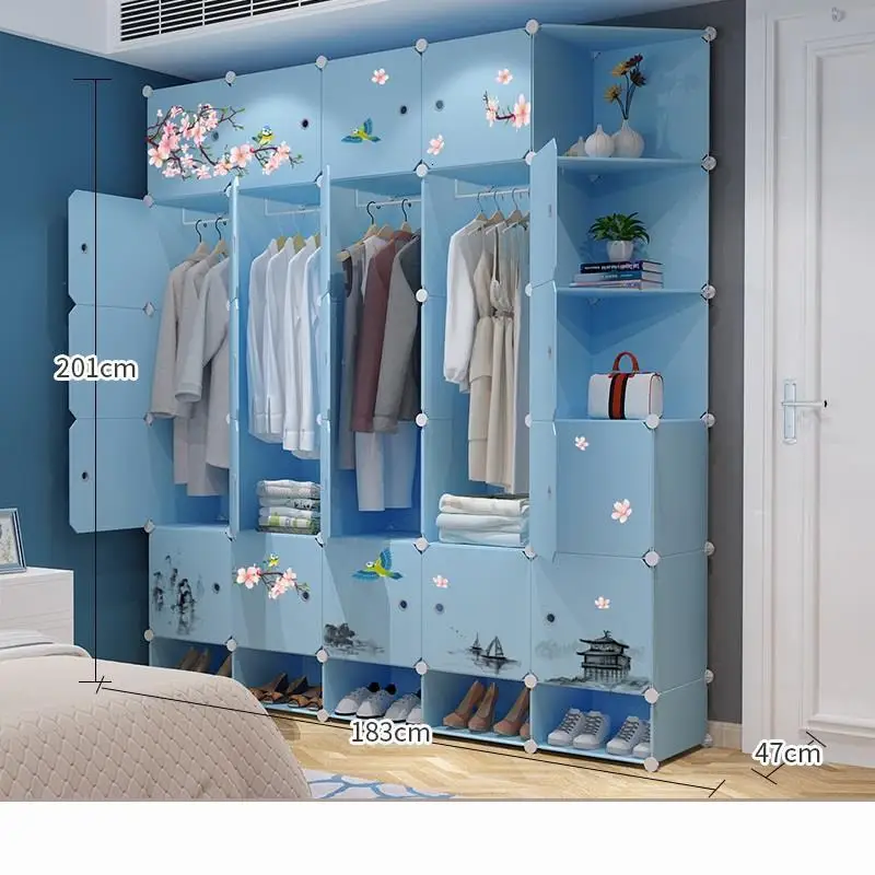 Version K Домашний Ropero Kleiderschrank Armario Placard Meuble De Range Gabinete Mueble Closet мебель для спальни Guarda Roupa гардероб - Цвет: Version K