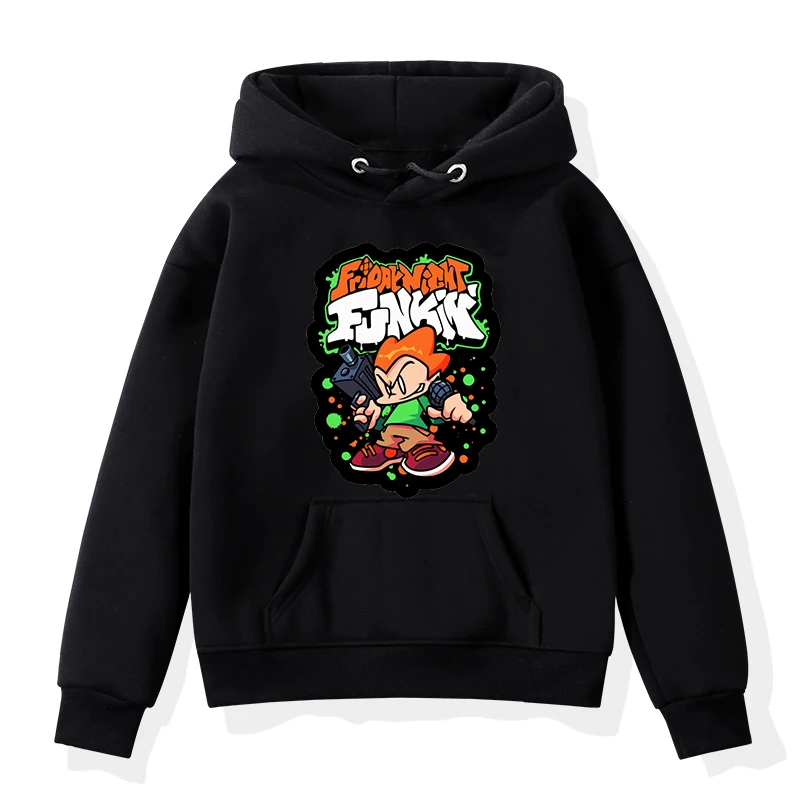 

Video Game Friday Night Funkin Hoodies Boy Girl Streetwear Harajuku Children Casual Pullover Tops Kids Clothes Hooded Sweatshirt
