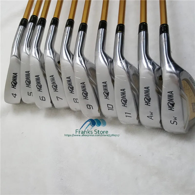 Новые клюшки для гольфа HONMA S 06 4 звезды Golf iron 11. 6 (10 шт.) набор утюгов графитовый или