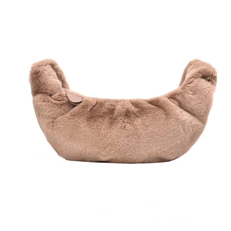 khaki BXX Sac/ Модные осенние зимние роскошные женские сумки дизайнерские дикие Плюшевые Милые однотонные сумки через плечо ZF229 - Цвет: khaki