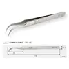 1Pc Stainless Steel Lash Tweezers Anti-static VETUS Tweezers Super Hard Volumn Eyelash Extension Makeup Tool 5