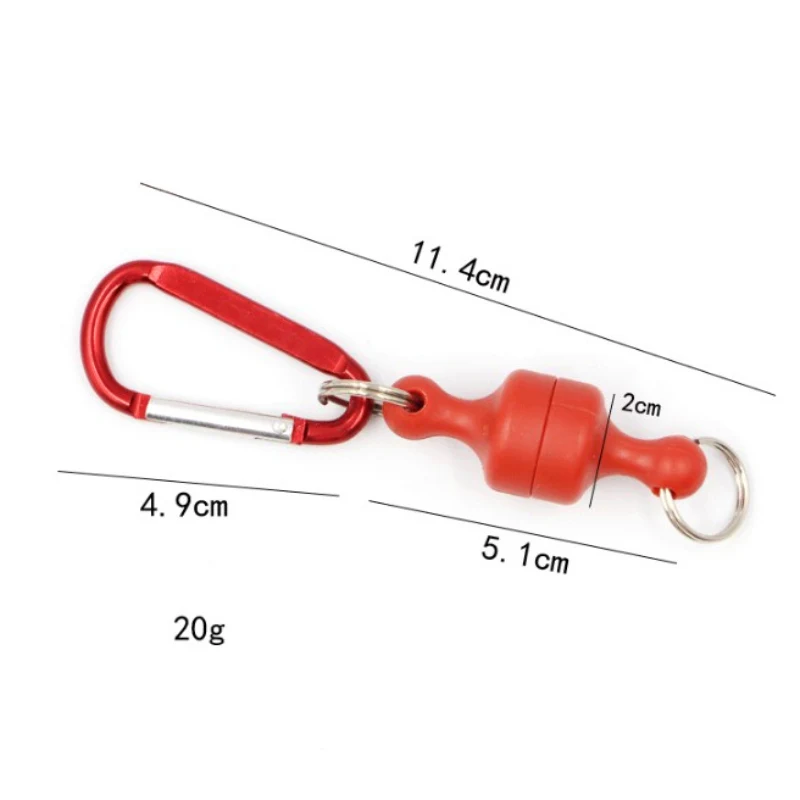 

Strong Magnetic Clasps Fishing Tackle Outdoor Sports Release Clip Hanging Holder Lanyard Clip Portable Carabiner Clip Buckle