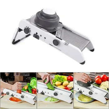 

Vegetables Cutter Slicer Adjustable Manual Potato Cutter Cucumber Carrot Grater Kitchen Gadgets Tools
