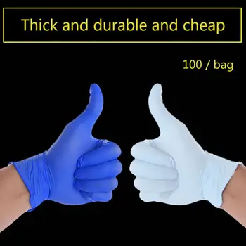 

100pcs/Box Disposable Latex Gloves Garden Gloves For Home Cleaning Rubber Or Cleaning Gloves Universal Food Gloves