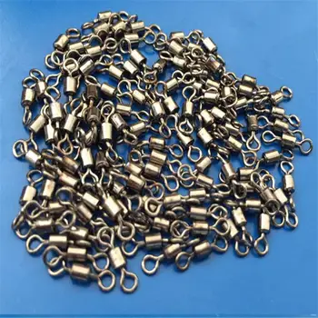 BEST PRICE ❤️ 50Pcs Swivel Fishing connector Hook Ball Bearing Swivel Solid Rings Fishing Connector Fishing Hooks Tackle Accessories Fish Tool - discount item 24% OFF Sports & Entertainment