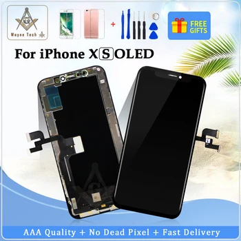 

Excellent AAA Quality OEM Quality Screen No Dead Pixel For iPhone X XR XS Display Touch Digitizer Assembly Good 3D Free Shipping